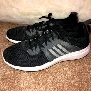 Adidas Cloud-foam Black Tennis/Running Shoes